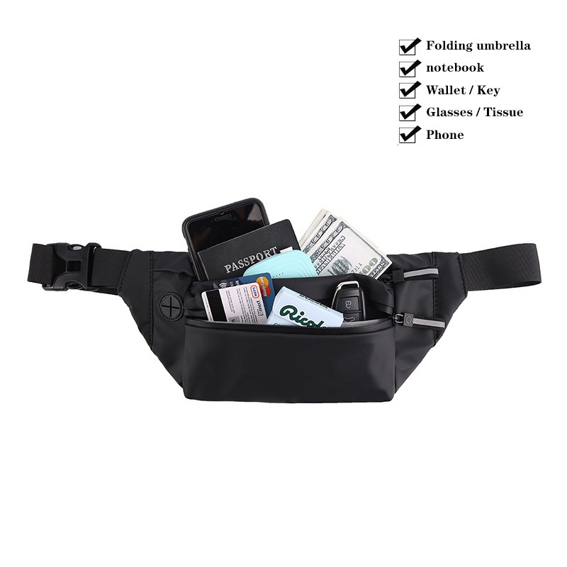 🔥Sẵn Sàng Cổ🔥 【Leacat】Không thấm nước Fanny Pack Túi đeo ngực ngoài trời thời trang Unisex Túi thắt lưng Túi đeo thắt lưng | BigBuy360 - bigbuy360.vn