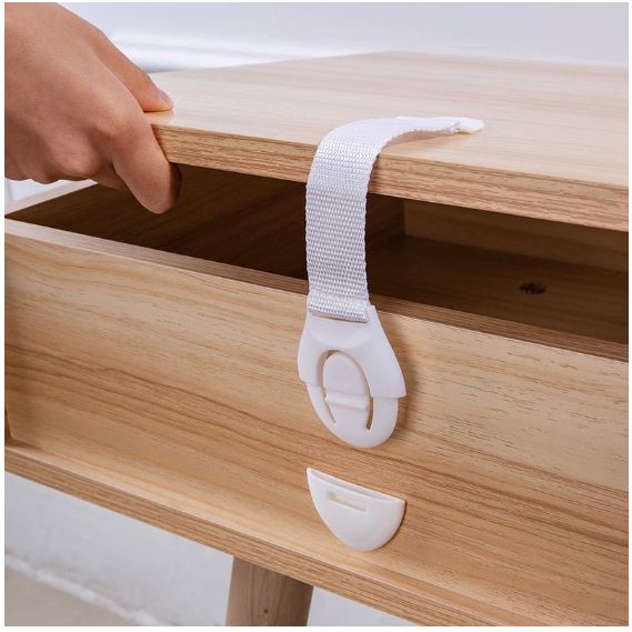 Dây vải khóa tủ, ngăn kéo,tủ lạnh an toàn cho bé