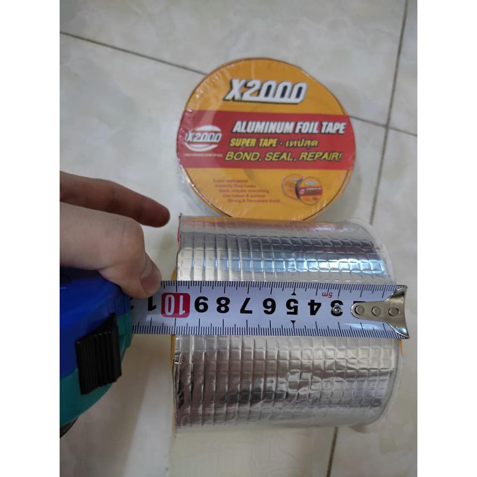 Băng Dính Chống Thấm X2000 Khổ 10cm, Băng Keo Siêu Dính Chống Dột Đa Năng dài 5m, Băng Dính Chống Thấm Hà Nội - Shop CEC