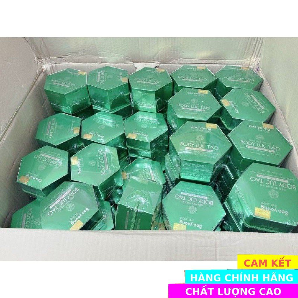 Kem Body Lục Tảo Soo Young - Body Lục Tảo Soo Young NHẬT BẢN Trắng Mịn Mềm Mướt Da 250gr | BigBuy360 - bigbuy360.vn
