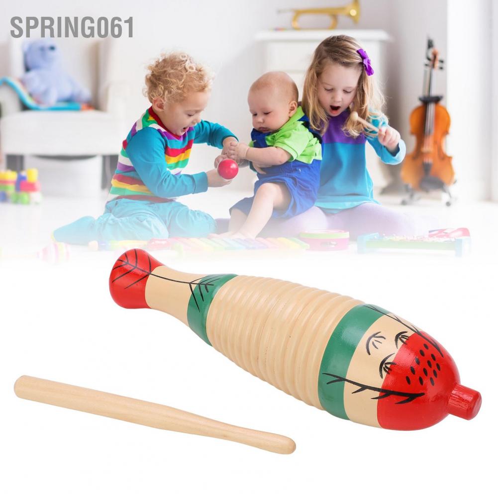 Spring061 Wooden Fish Drum Sticks Percussion Toy Instrument Toys for Children Gifts