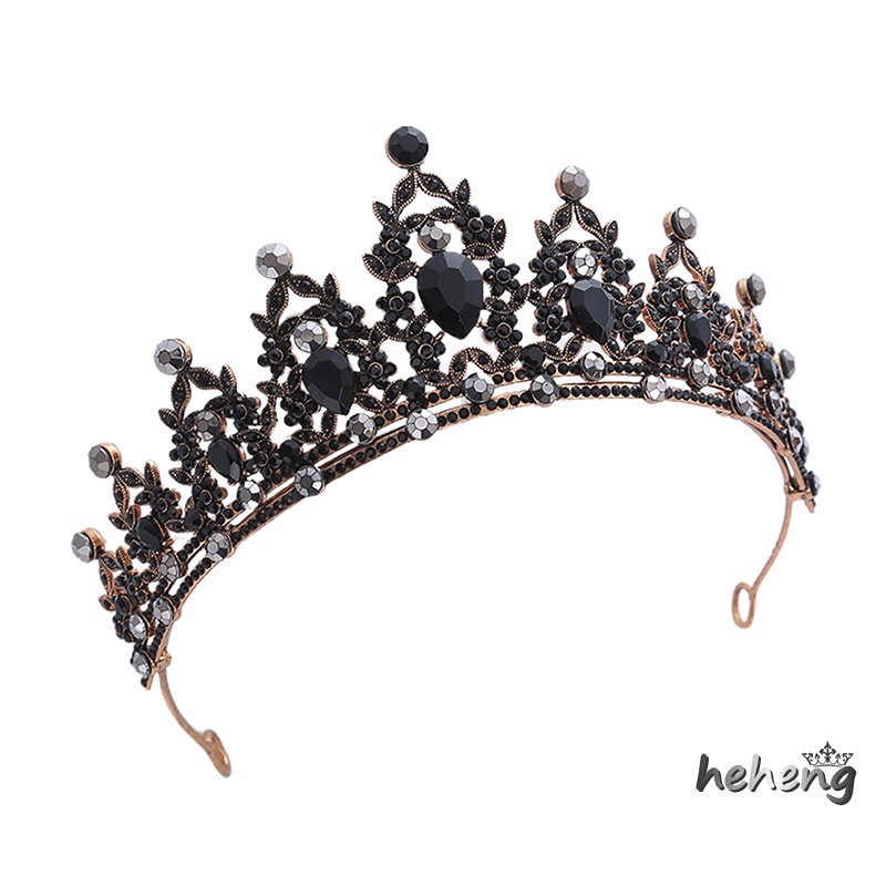 Cài Tóc Hình Vương Miện Đính Đá Lấp Lánh Cho Cô Dâu