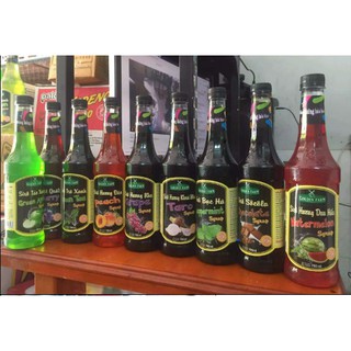 100g siro Golder Farm chai thủy tinh tách lẻ chiết lọ