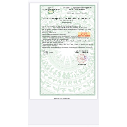 VIÊN SÁNG MẮT TRAPHACO - sáng mắt, khỏe mắt