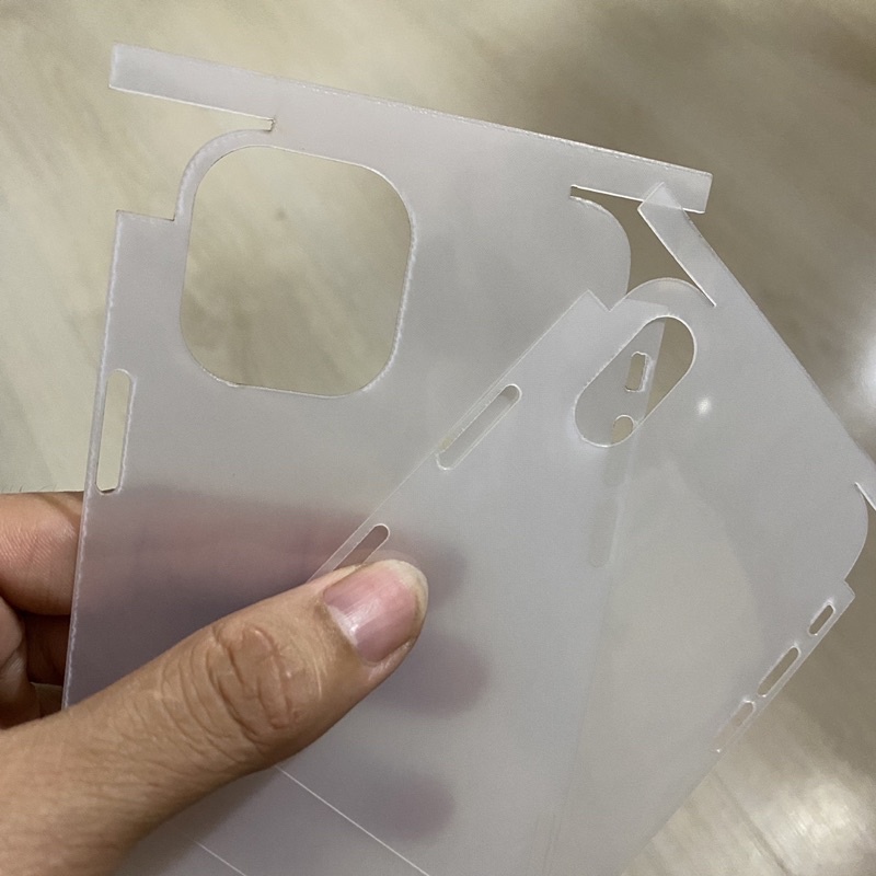 dán PPF Nhám 3 lớp loại xịn full lỗ loa cho lp 7p/8plus đến 14promax
