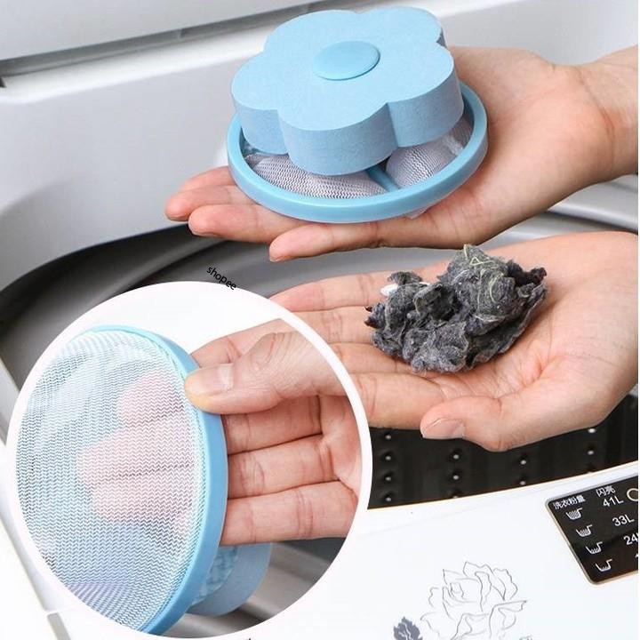 Phao lọc cặn bẩn máy giặt, túi lọc gom rác lồng máy giặt.