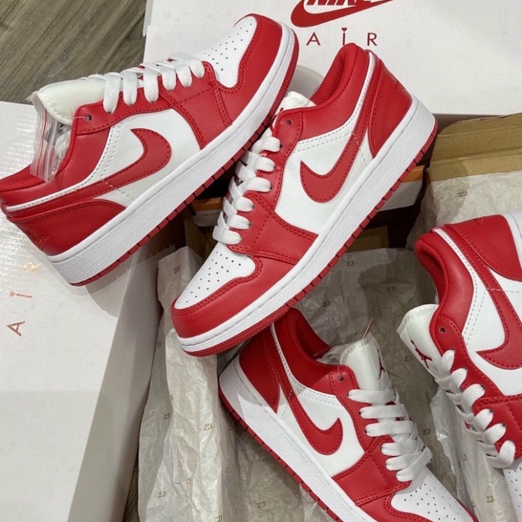 Giày Thể Thao Nam Nữ JD Đỏ thấp