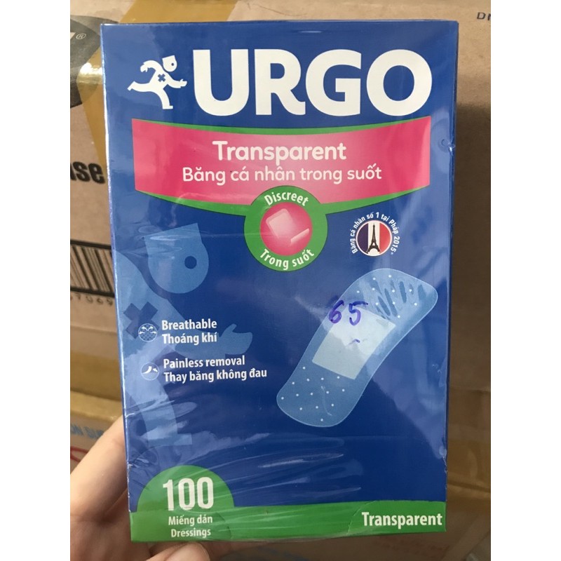 ✅Băng cá nhân Urgo vải và trong / Băng Keo Cá Nhân/