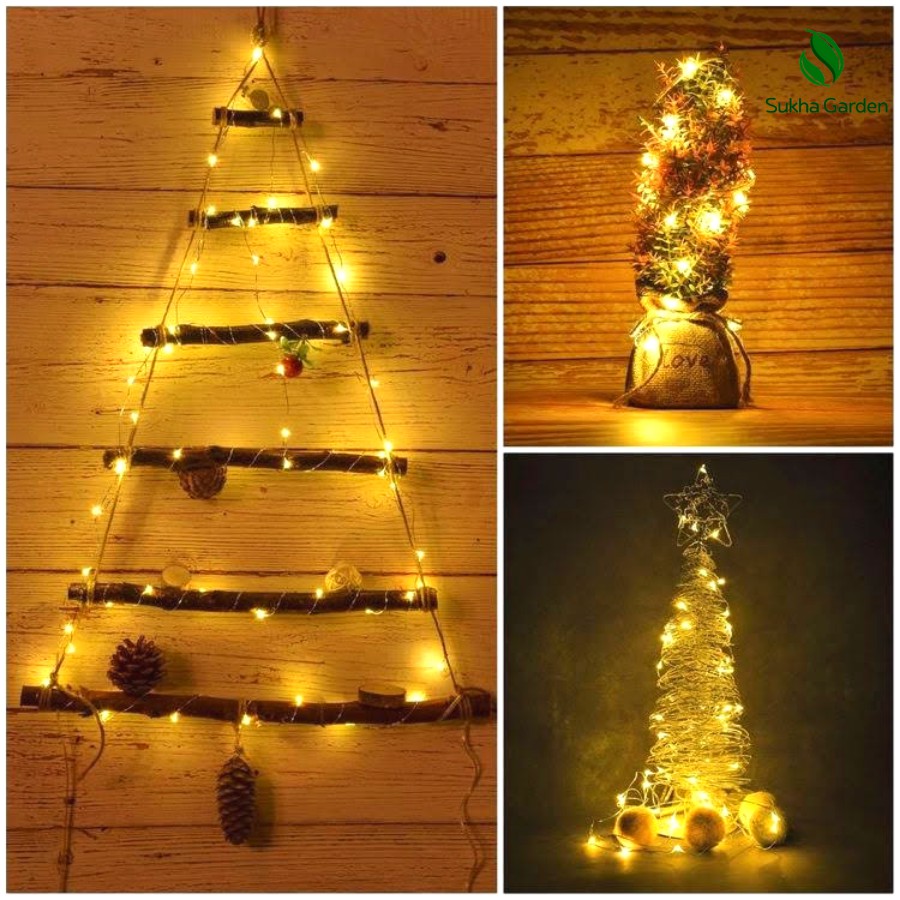 Dây đèn đom đóm FairyLight 3m trang trí cây thông Noel giáng sinh