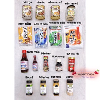 Gia vị nêm ăn dặm cho bé