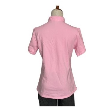 Áo thun polo nữ màu hồng ngắn tay cổ bẻ Nidala chất cotton cao cấp