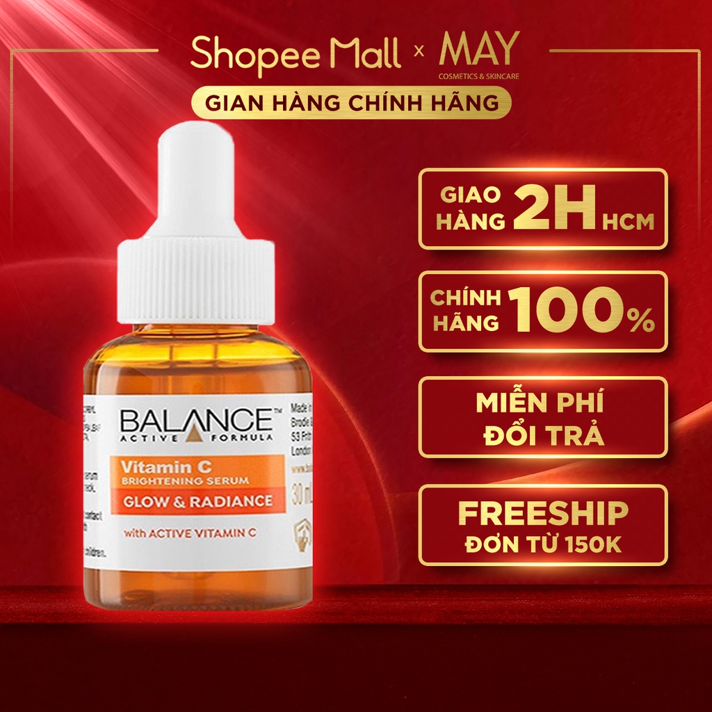 Serum Trắng Da, Mờ Thâm BALANCE VITAMIN C Active Formula Brightening 30ml