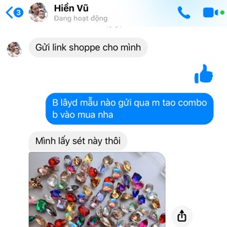 Combo đá gắn móng