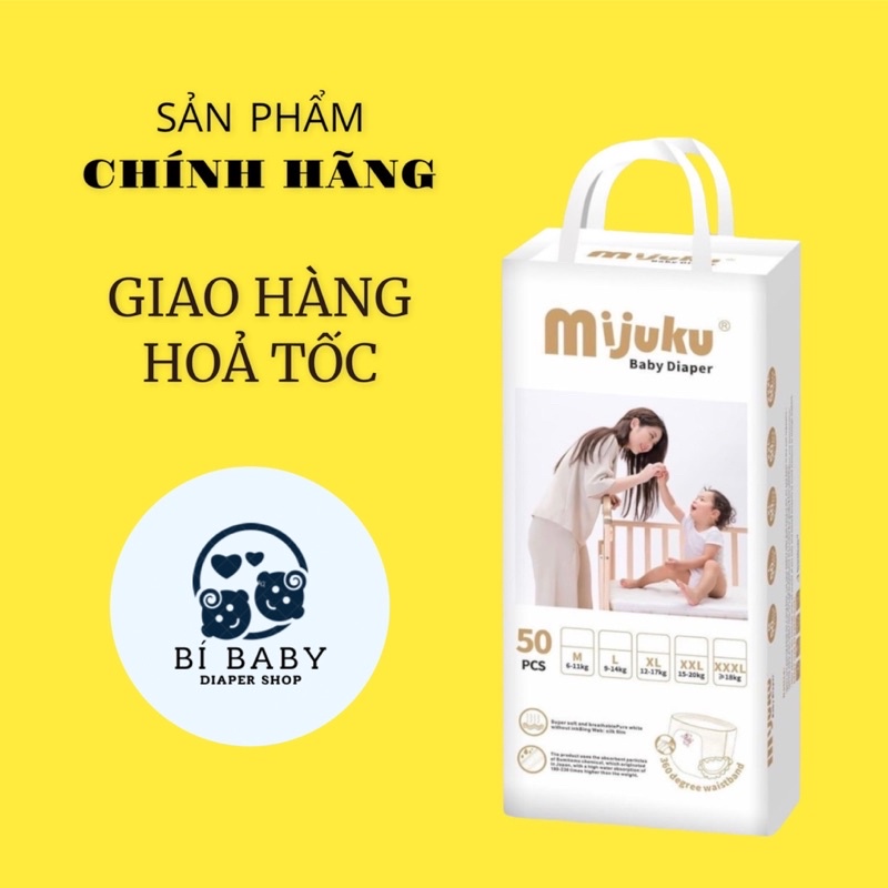 100 MIẾNG BỈM TÃ QUẦN MIJUKU M/L/XL/XXL/XXXL