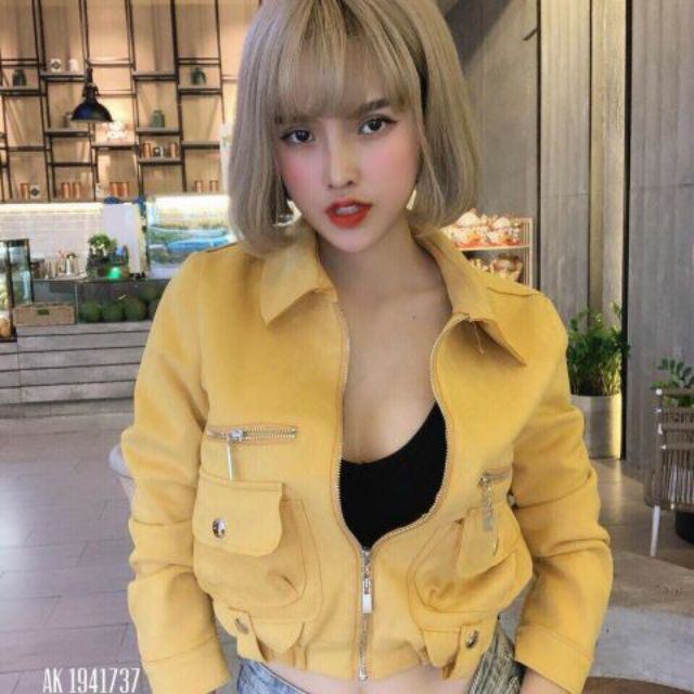 Áo khoác da lộn nữ loại 1