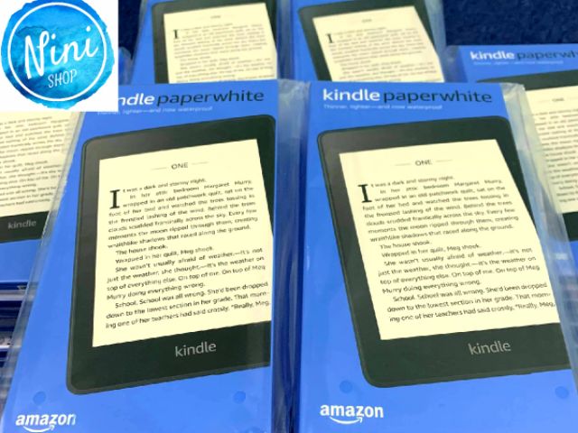 Máy đọc sách kindle paperwhite gen 4 bảo hành 1 năm 1 đổi 1 tặng túi chống sốc hoặc ốp lưng xinh xinh