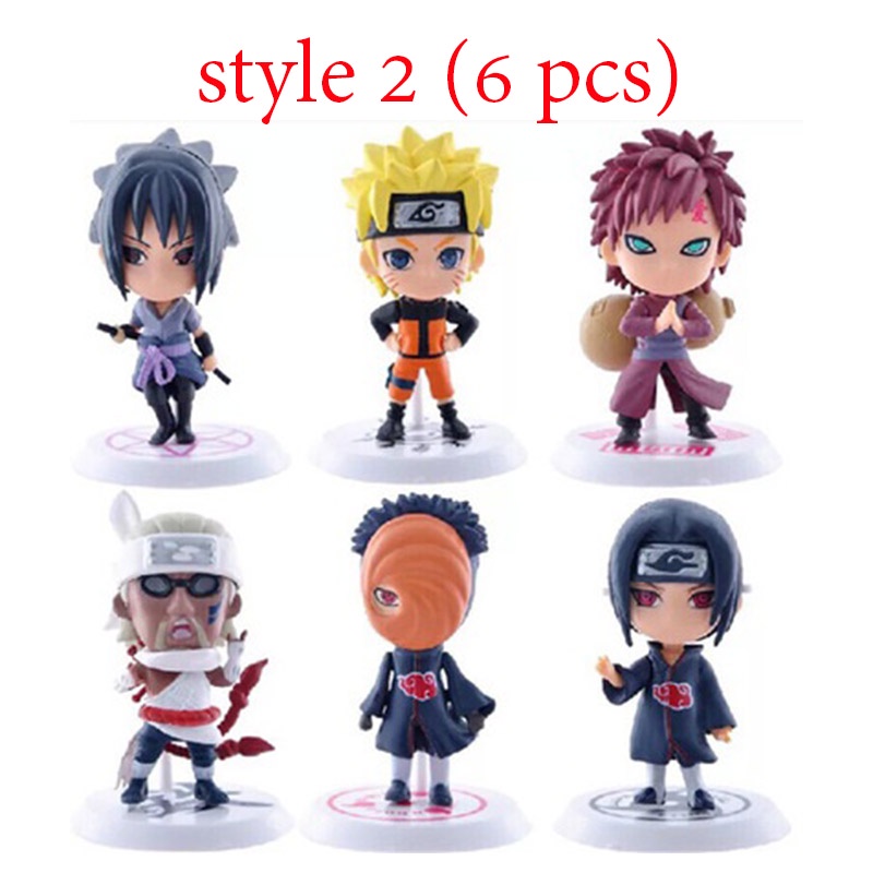 Mô Hình Nhân Vật Kakashi Trong Naruto Trang Trí Bánh