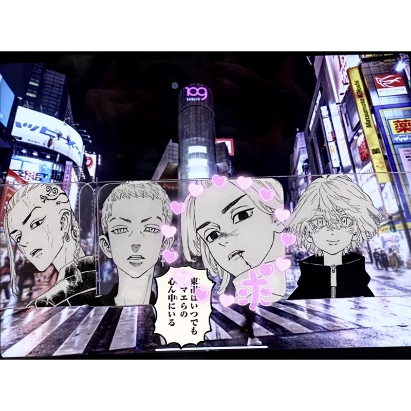 Clear card Tokyo Revengers (Takemichi, Draken, Mitsuya, Chifuyu, Senju, Baji)