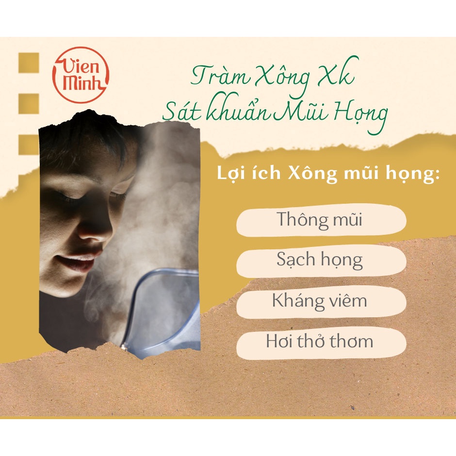 Tràm xông XK cao cấp Viên Minh tiêu chuẩn xuất khẩu