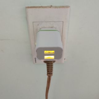 Củ sạc nhanh 2 cổng USB có đèn led