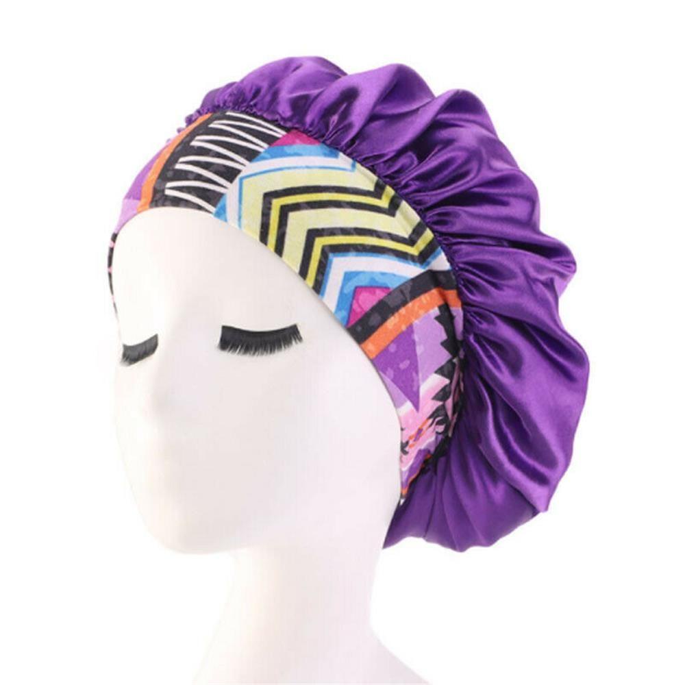 Mũ Trùm Đầu Bằng Lụa In Họa Tiết Hoa Phong Cách Dân Tộc Dùng Khi Ngủ