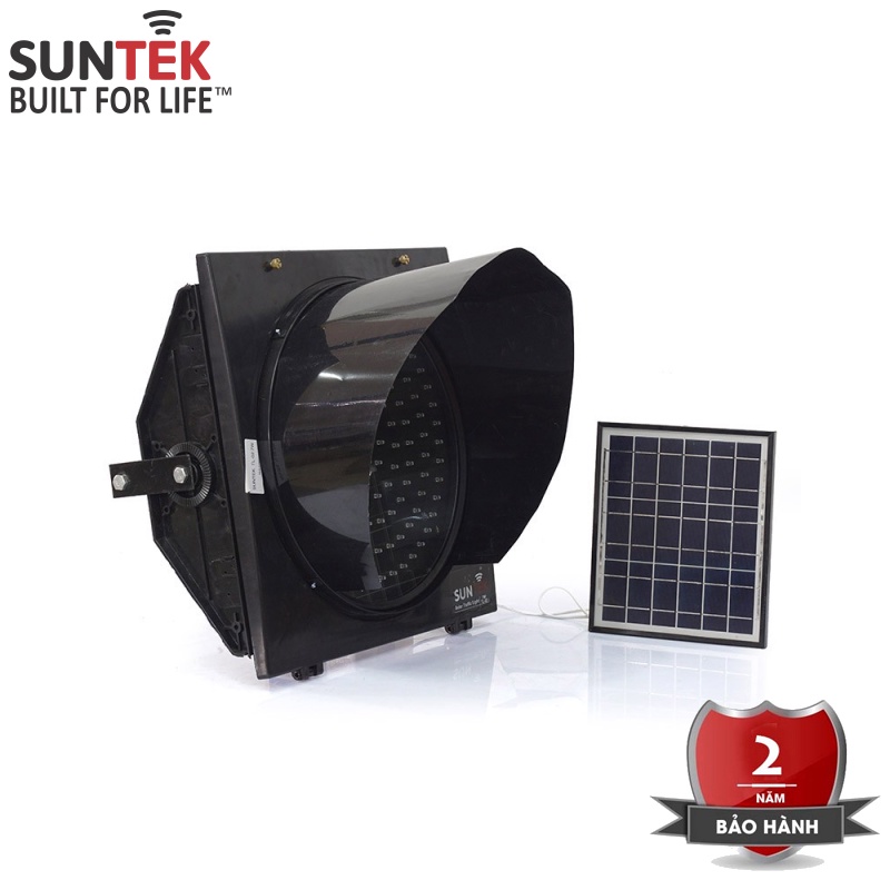 [Trả góp 0%] Đèn Tín Hiệu Giao Thông Năng Lượng Mặt Trời SUNTEK TL-02 7W - Hàng Chính Hãng - Bảo hành 2 năm