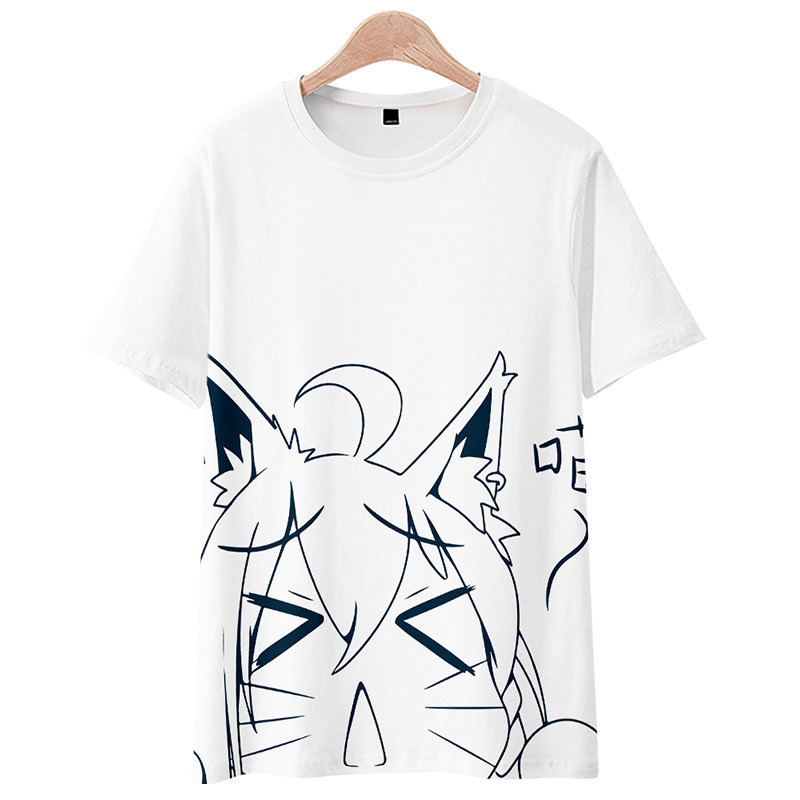 Hololive Vtuber Fubuki Áo Croptop Tay Ngắn Hóa Trang Nhân Vật Ayame Chopper Plus size