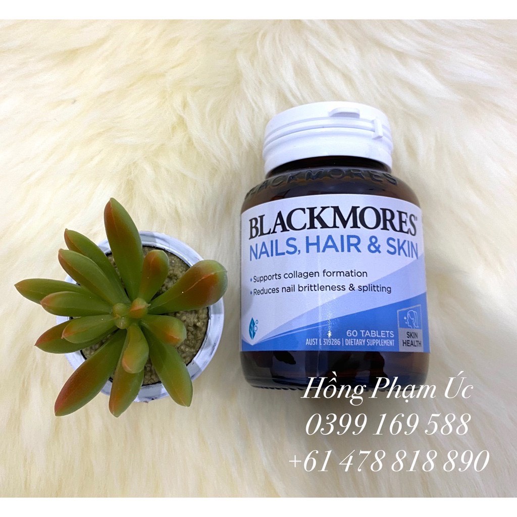 Viên uống Đẹp da, tóc và móng - Blackmore Nails, Hair & Skin