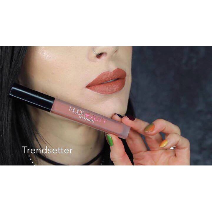 Son kem lì HUDA BEAUTY liquid matte nhiều màu Chính hãng