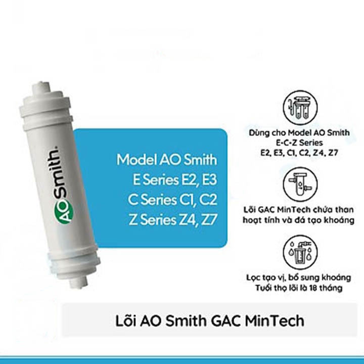 Lõi lọc nước cho máy AOSMITH E2,E3