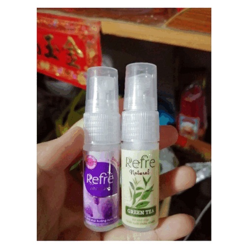 Xịt khử mùi Refre 6ml, Xịt khử mùi toàn thân, lưu hương lâu