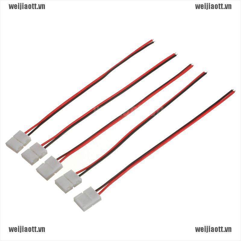 Set 10 đầu nối dây cáp 2 Pin Pcb 3528/5050 chuyên dụng chất lượng cao