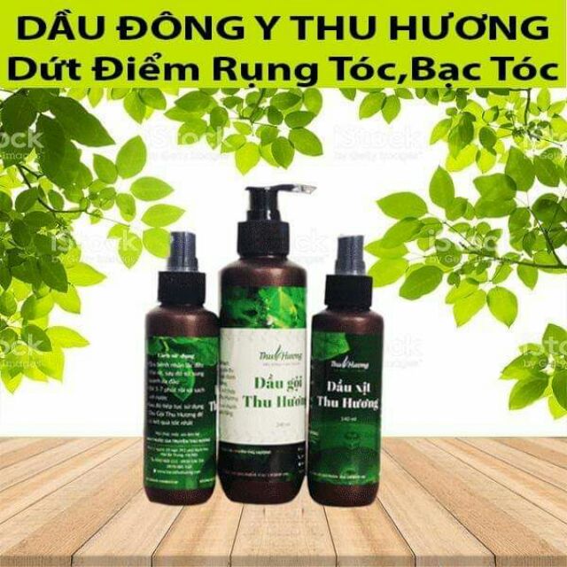 Dầu gội trị rụng tóc. Bạc tóc Thu Hương