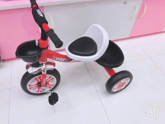Xe đạp 3 bánh yên da cho bé hàng đẹp