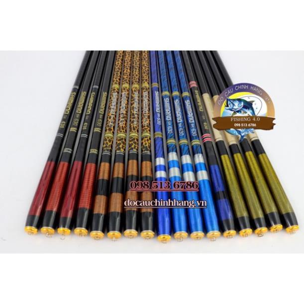 Cần Câu Tay, Cần Câu Đơn Shimano 5H đủ size 3m6 4m5 5m4 6m3