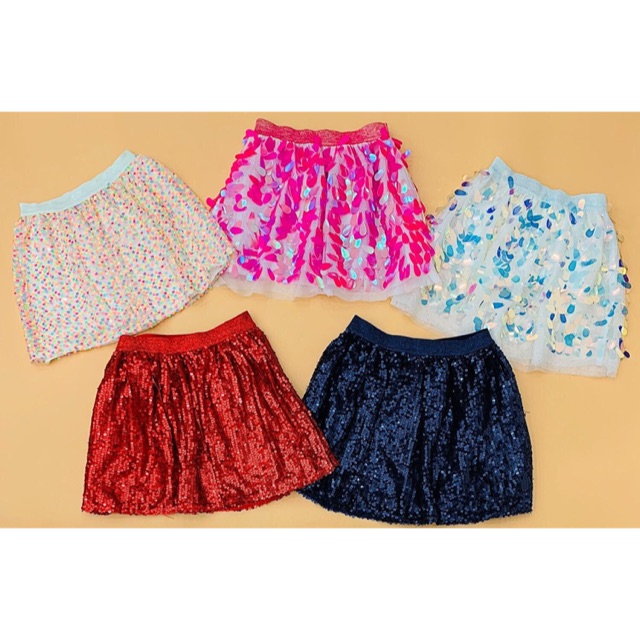 Chân váy Cat&Jack kết kim sa 4/5-14/16T