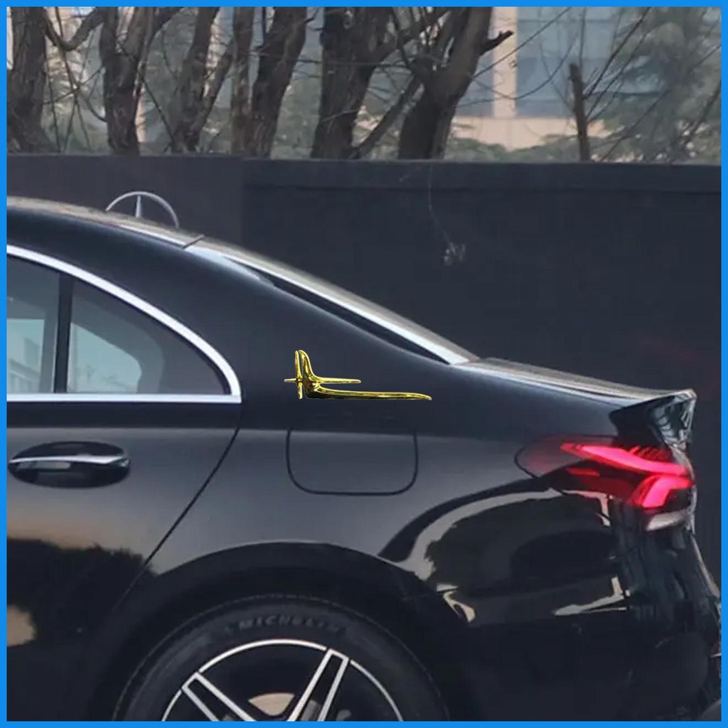 Miếng Dán Trang Trí Bảo Vệ Cạnh Xe Hơi Bằng Kim Loại Crom