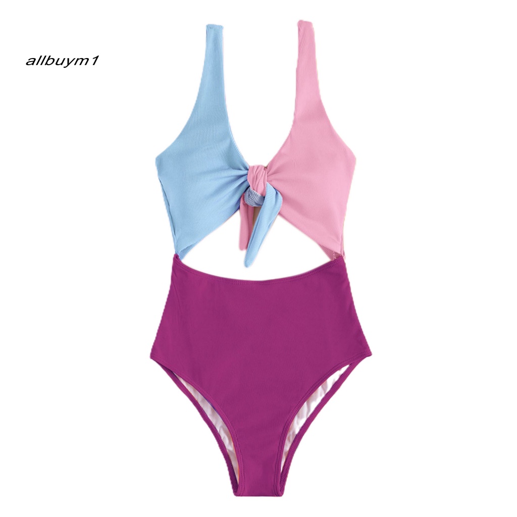 Đồ Tắm Bikini Trễ Vai Lưng Cao Dễ Điều Chỉnh Cho Nữ