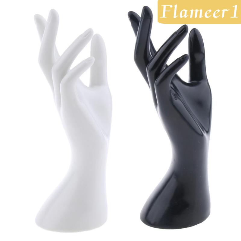 1 [Flameameer] Set 2 Người Trưng Bày Nhẫn, Đồng Hồ, Găng Tay, Găng Tay Phải