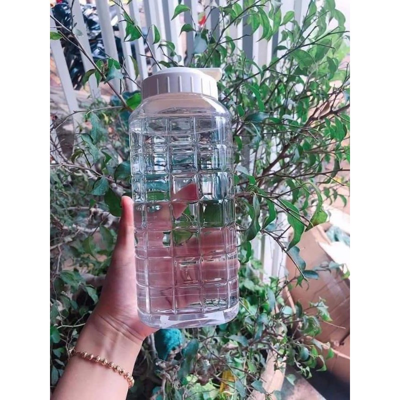 Bình Lock and Lock 1l màu trắng