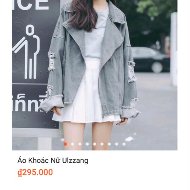 Pass Áo khoác jean 200k có fix