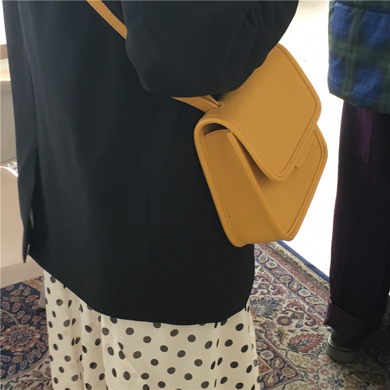 Túi Đeo Vao Dáng Vuông Nhỏ Màu Trơn Phong Cách Hàn Nhật Thời Trang Cho Phụ Nữ IELGY