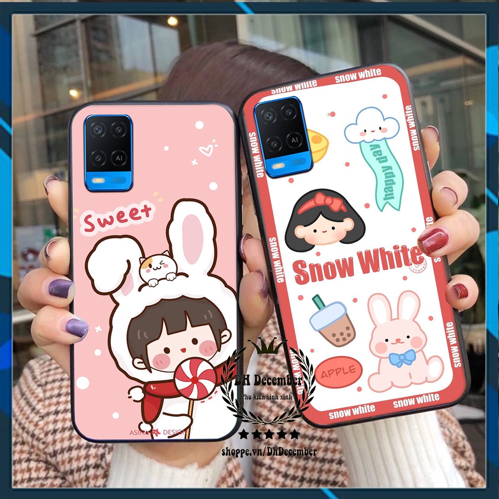 Ốp lưng Oppo A54 in hình 3D lucky, gấu Brick xinh xắn - KHÔNG NÊN BỎ LỠ