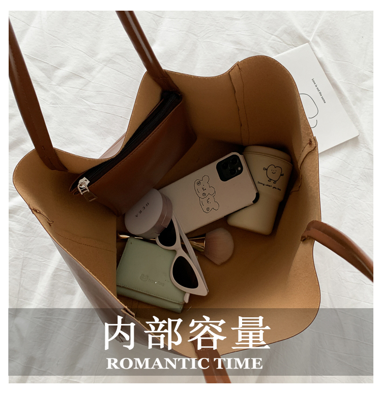 Túi Xách JASMIN NOIR Da PU Sức Chứa Lớn Kiểu Dáng Thời Trang Phong Cách Vintage Dành Cho Nữ
