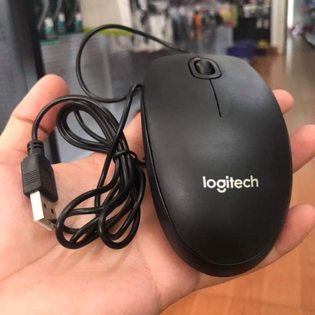 Chuột Quang Có Dây Logitech B-100