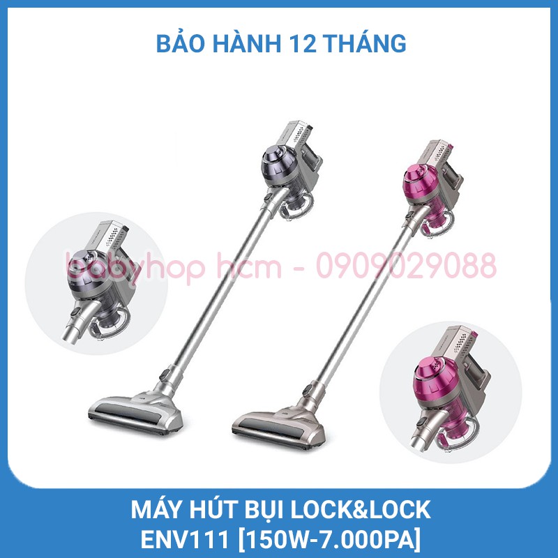 Máy Hút Bụi Không Dây Cầm Tay Cordless Vacuum Cleaner Lock&Lock ENV111 [150W-7000PA]