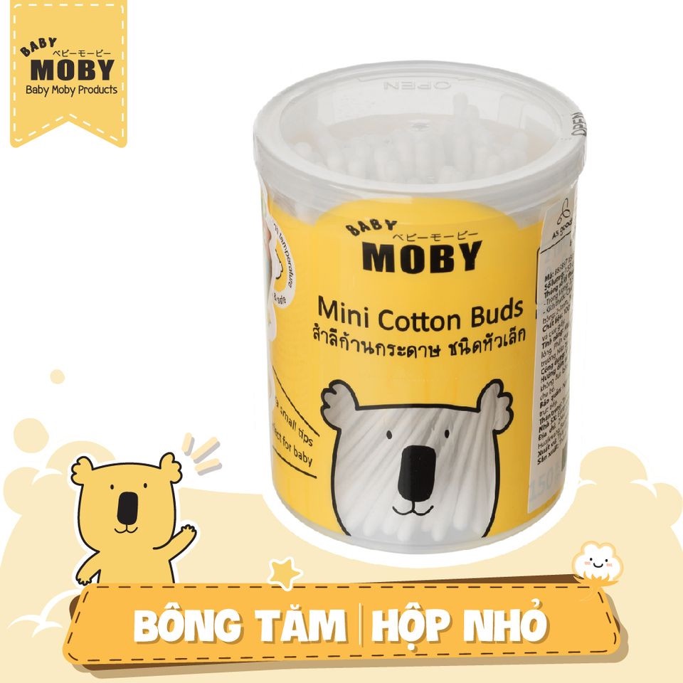 Bông tăm cỡ nhỏ Moby cho bé