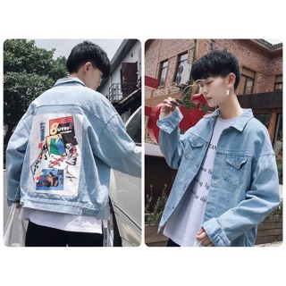 Áo khoác jean nam nữ unisex
