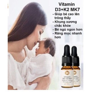 (MẪU MỚI) VITAMIN D3 K2 MK7 ĐỨC