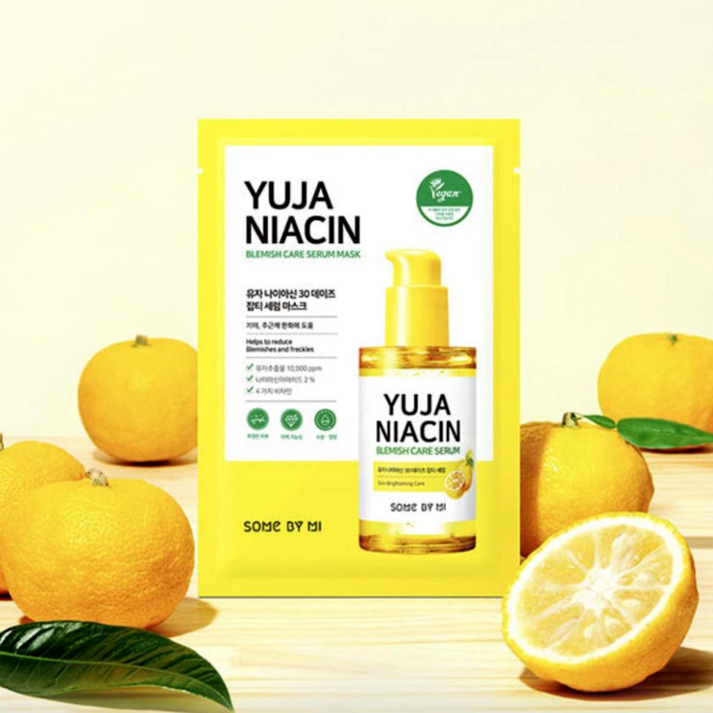 Mặt Nạ Dưỡng Trắng Da Dầu Mụn Some By Mi Yuja Niacin 25g